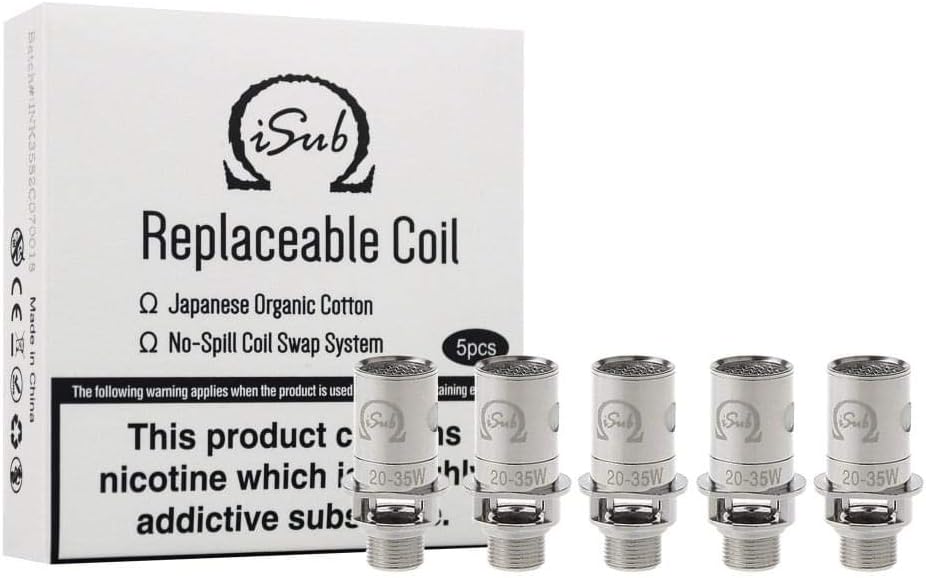 iSUB Replacement Coils 0.5/2.0 Ohms (5 Pcs)