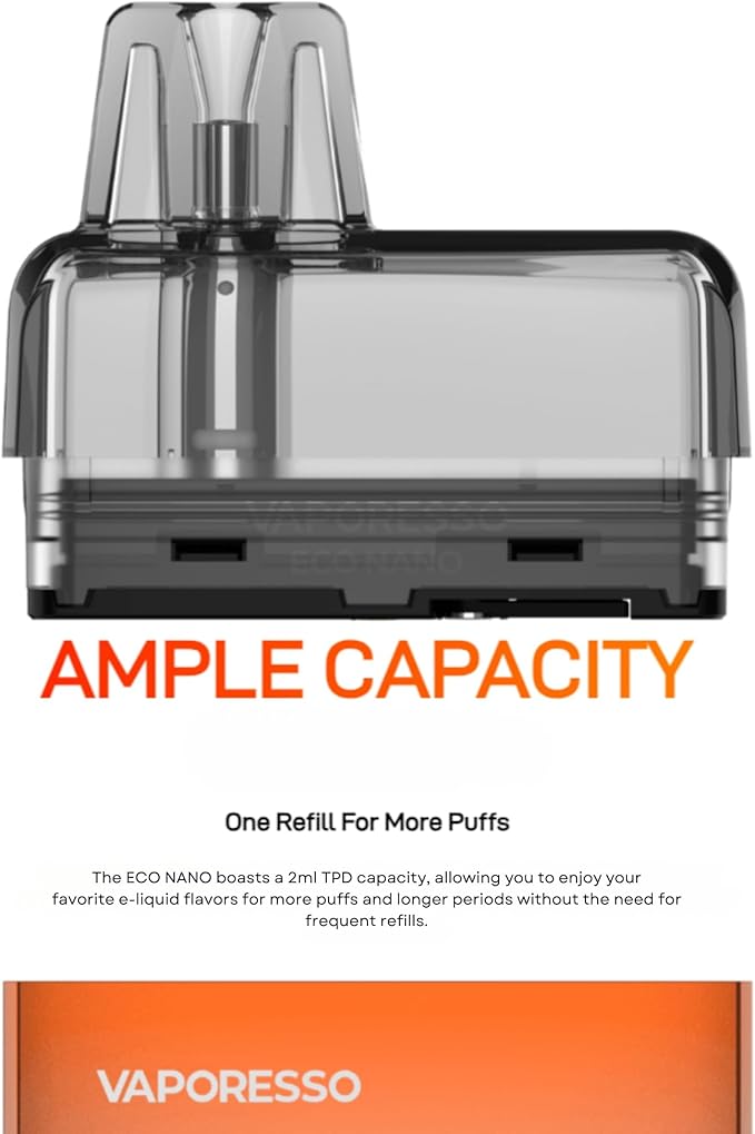 Eco Nano Replacement 2ml Pods Pack By Vaporesso (2Pcs)
