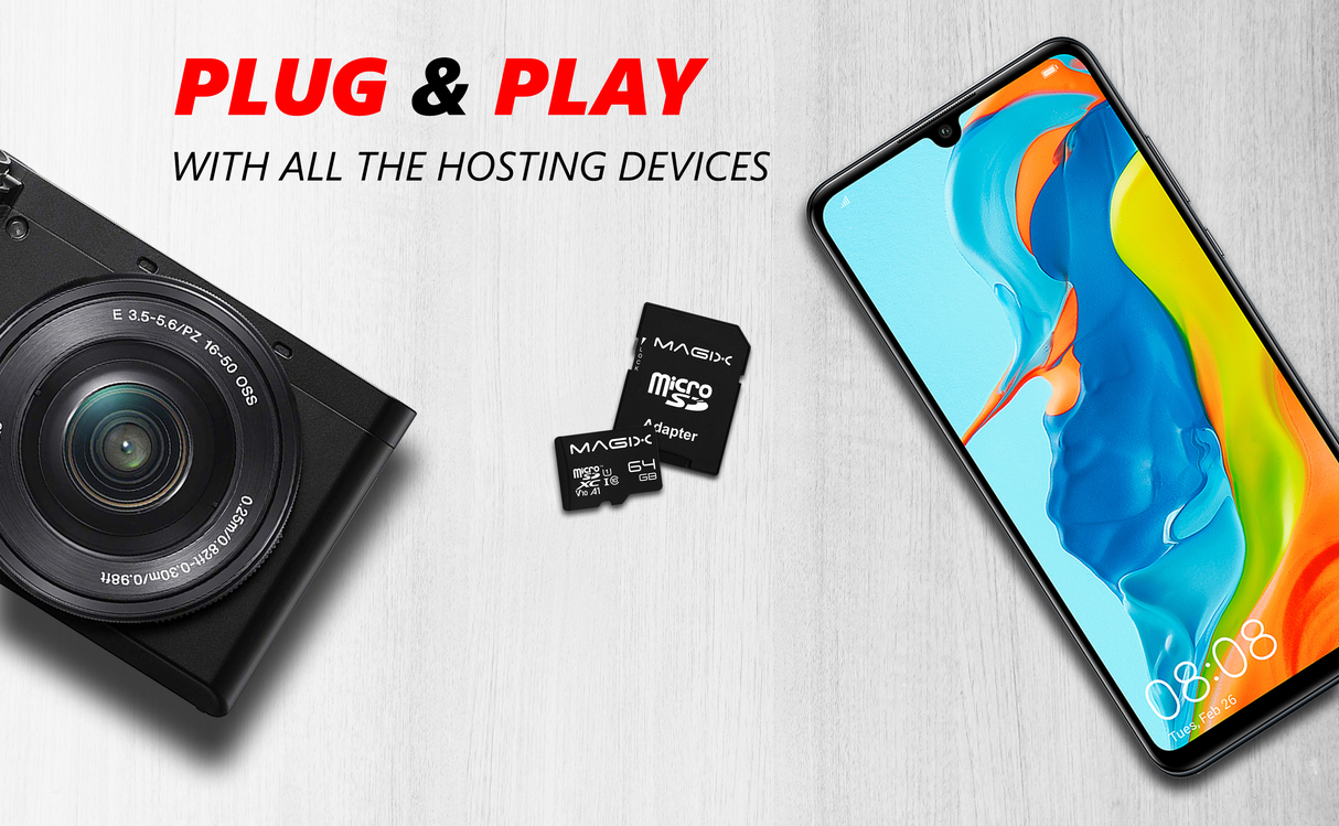 MicroSD Card HD Series + SD Adapter Class10 V10