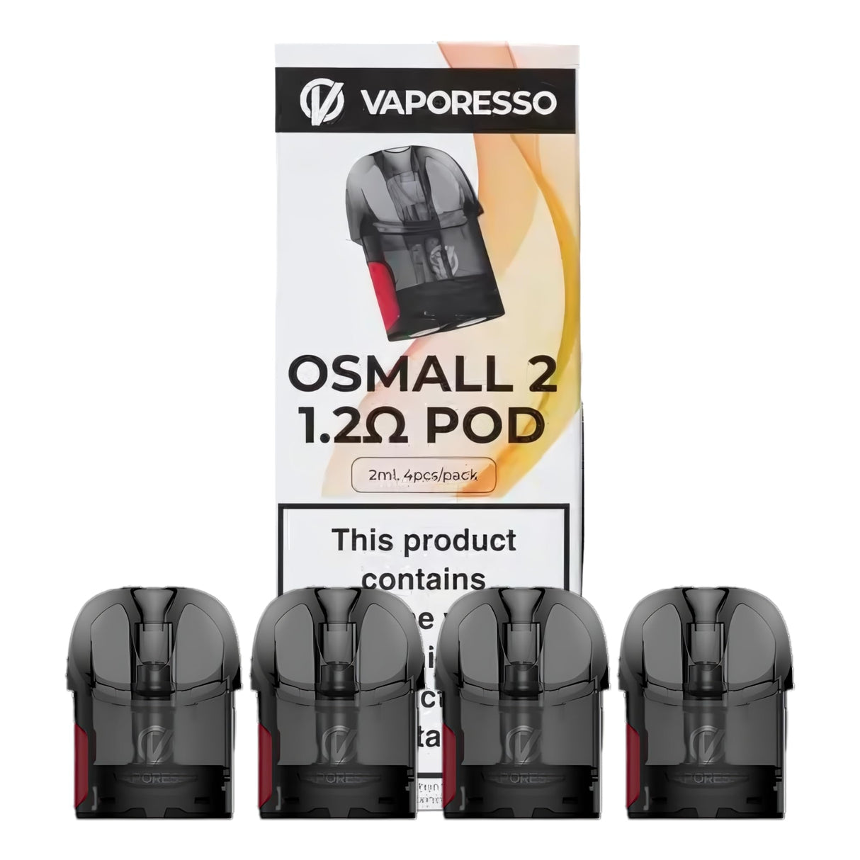 Osmall 2 Replacement Pod Cartridges 1.2 Ohms (4Pcs)