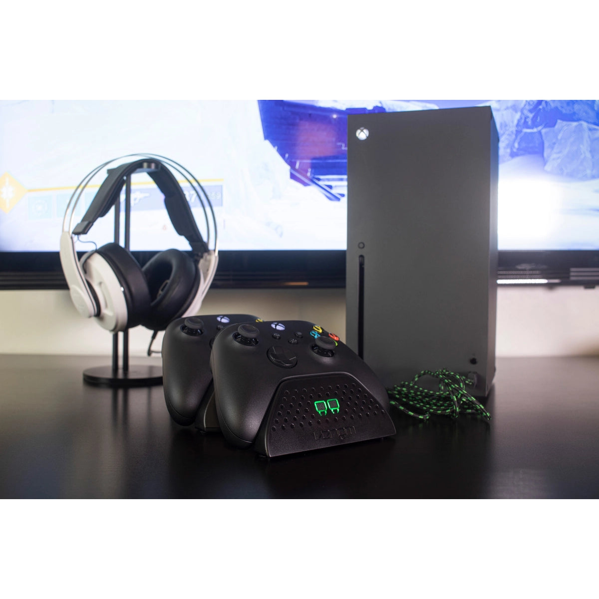 Venom TWIN DOCKING STATION, Docking station, Xbox, Black, Wired, 850 mAh, 2 m