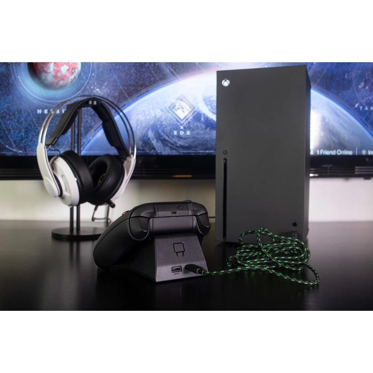 Venom SINGLE DOCKING STATION, Docking station, Xbox, Black, Wired, Nickel-Metal Hydride (NiMH), 850 mAh