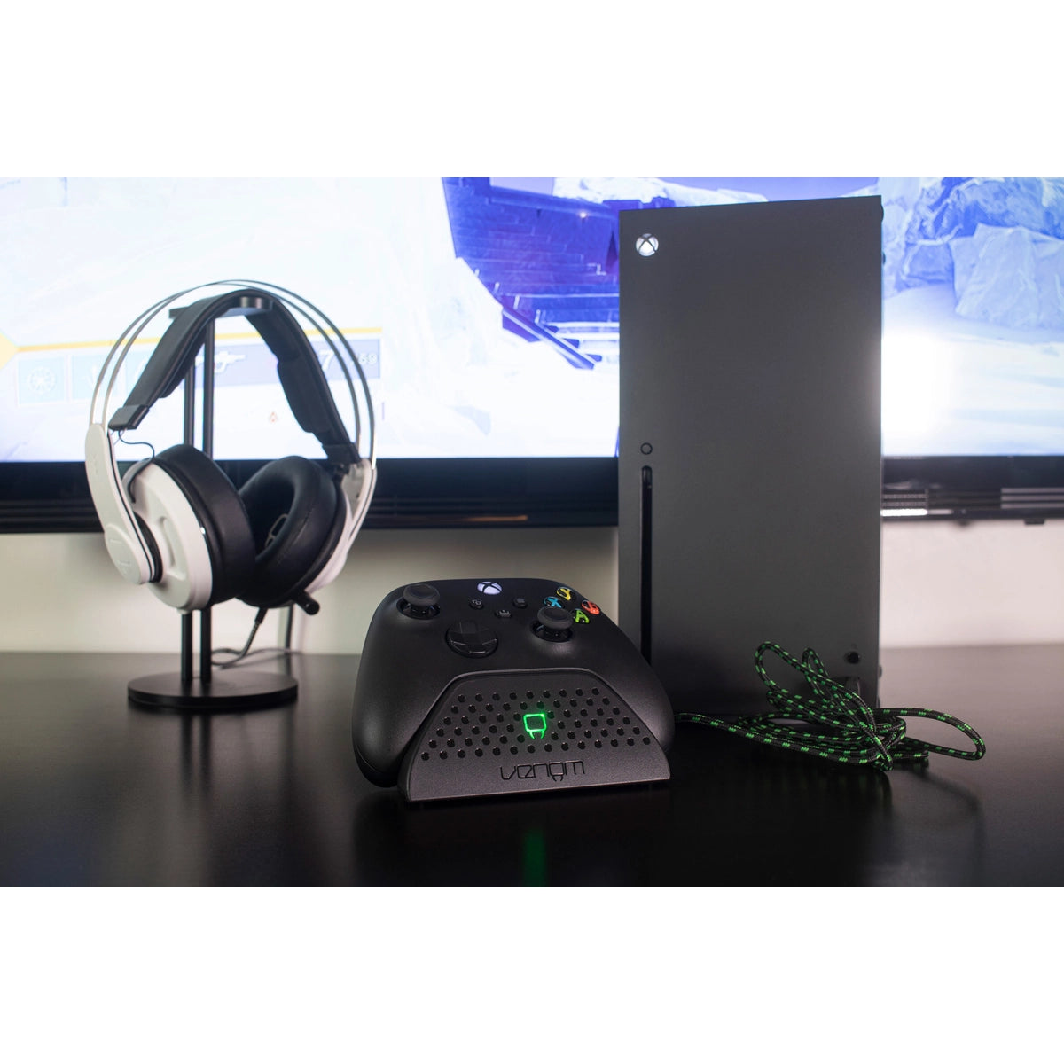 Venom SINGLE DOCKING STATION, Docking station, Xbox, Black, Wired, Nickel-Metal Hydride (NiMH), 850 mAh