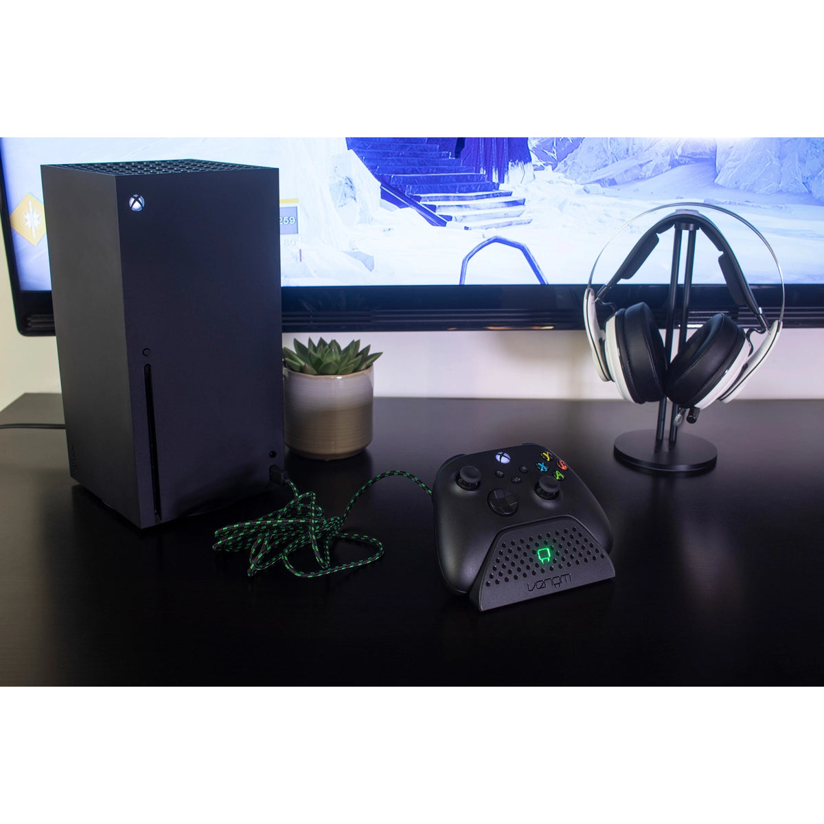 Venom SINGLE DOCKING STATION, Docking station, Xbox, Black, Wired, Nickel-Metal Hydride (NiMH), 850 mAh
