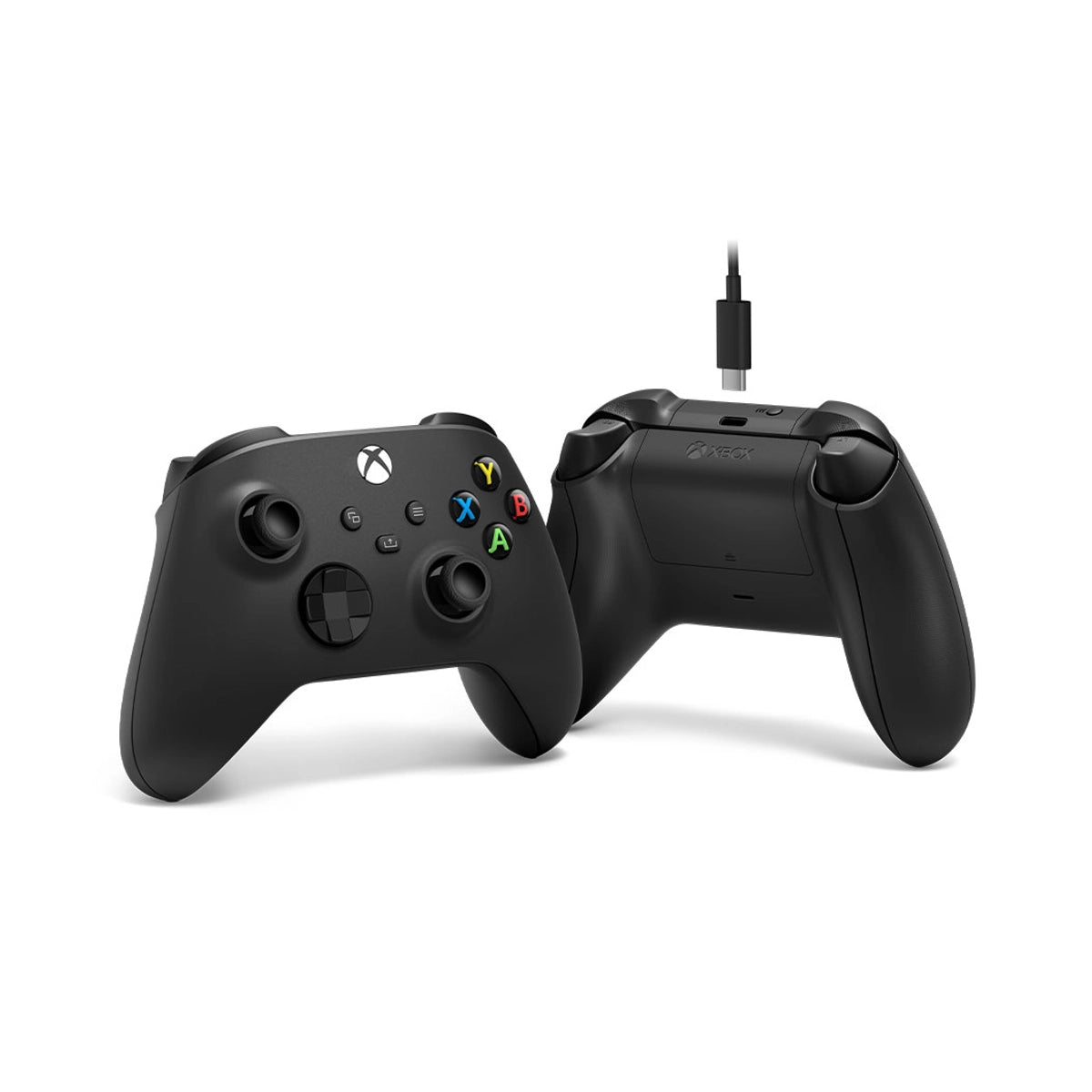 Microsoft Xbox Wireless Controller + USB-C Cable, Gamepad, PC, Xbox One, Xbox One S, Xbox One X, Xbox Series S, Xbox Series X, D-pad, Home button, Menu button, Share button, Analogue / Digital, Wired & Wireless, Black