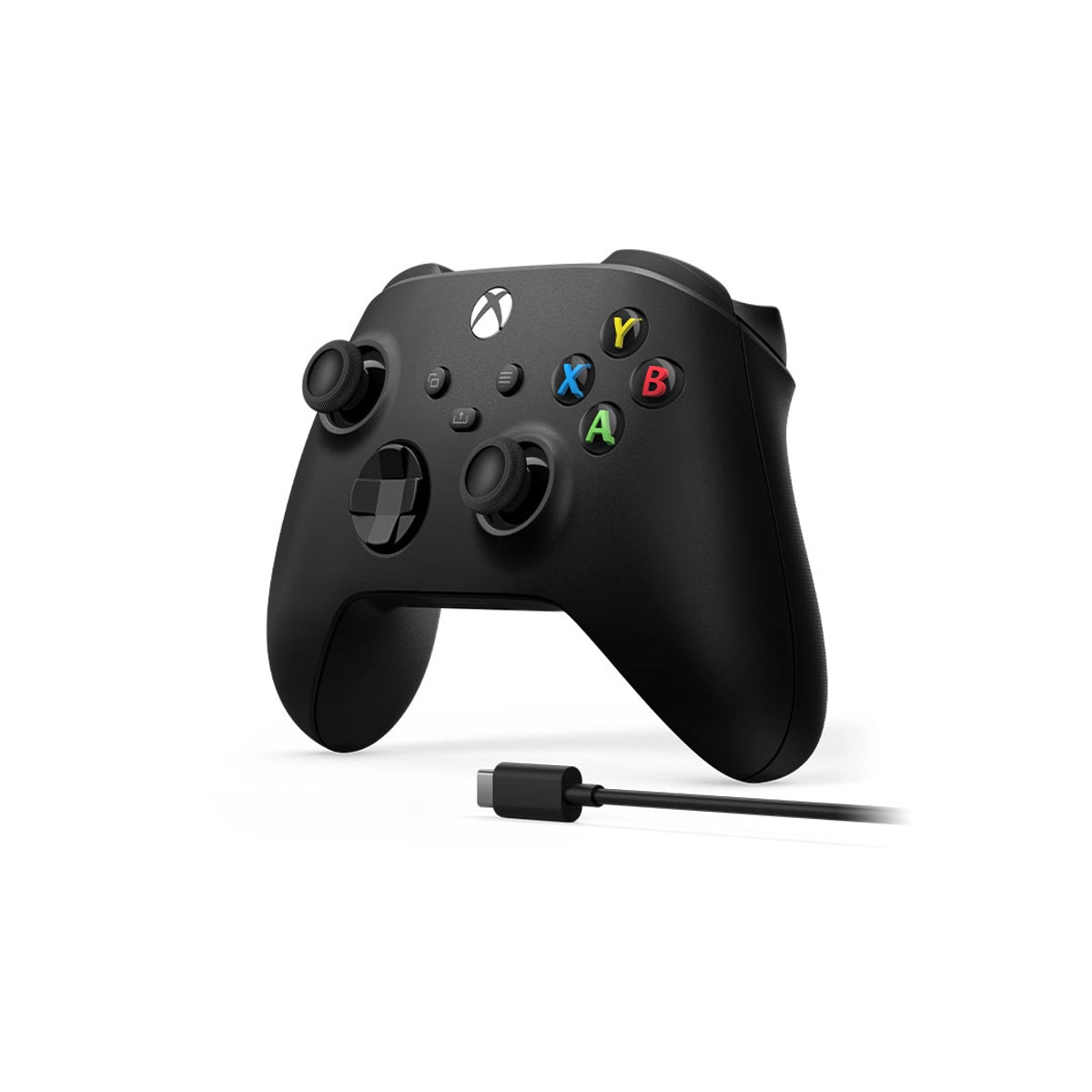 Microsoft Xbox Wireless Controller + USB-C Cable, Gamepad, PC, Xbox One, Xbox One S, Xbox One X, Xbox Series S, Xbox Series X, D-pad, Home button, Menu button, Share button, Analogue / Digital, Wired & Wireless, Black