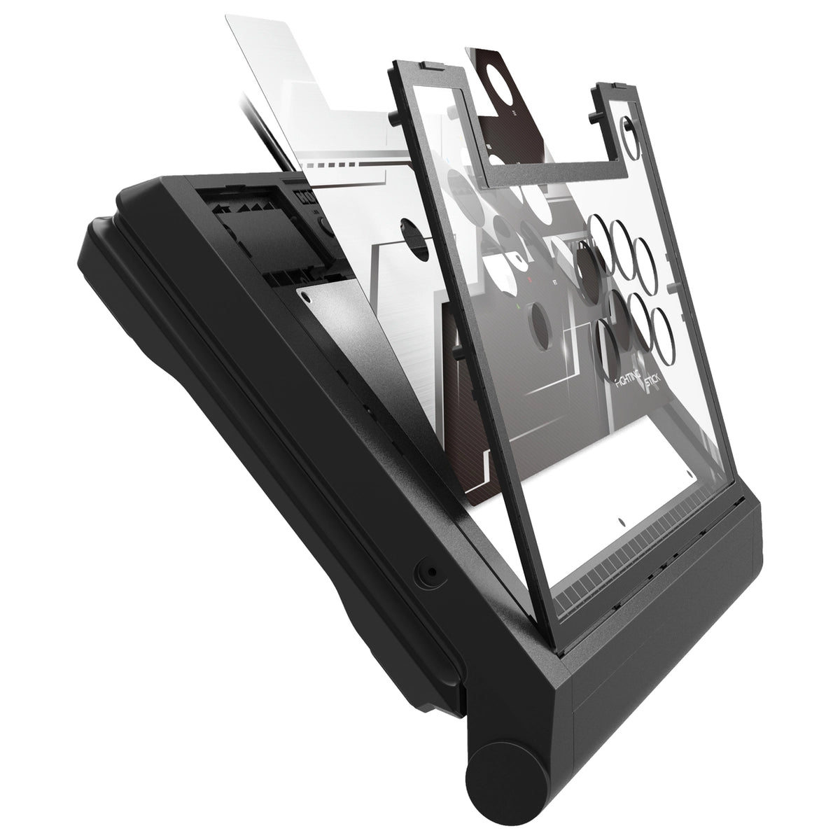 Hori Fighting Stick , Fightstick, Xbox One, Xbox Series S, Xbox Series X, Share button, Wired, Black, White, Windows 10