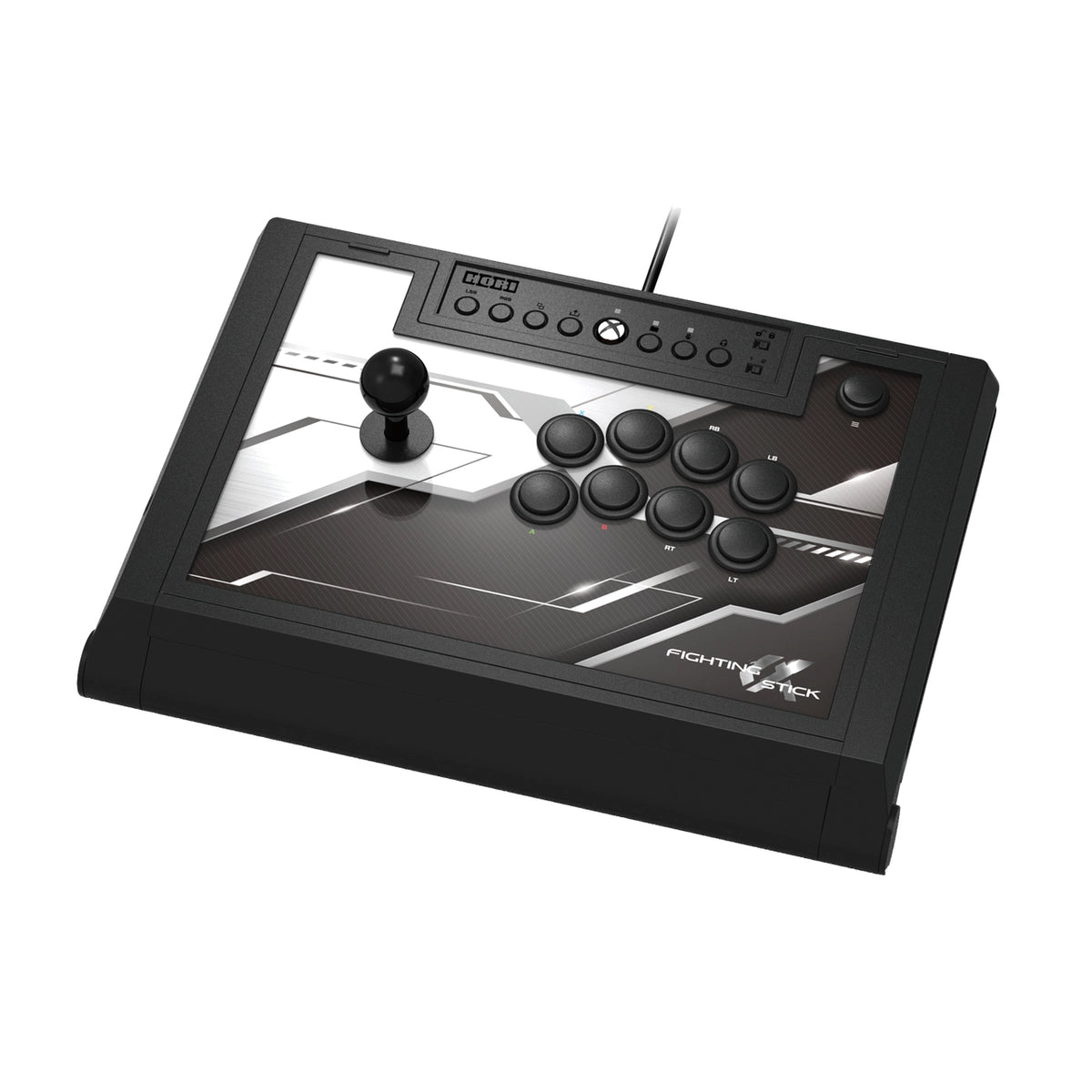 Hori Fighting Stick , Fightstick, Xbox One, Xbox Series S, Xbox Series X, Share button, Wired, Black, White, Windows 10