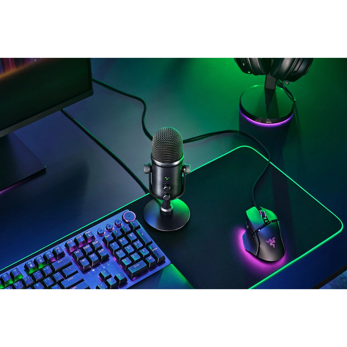 Razer SEIREN V2 PRO, Studio microphone, 120 dB, 20 - 20000 Hz, 24 bit, 96 kHz, Cardioid