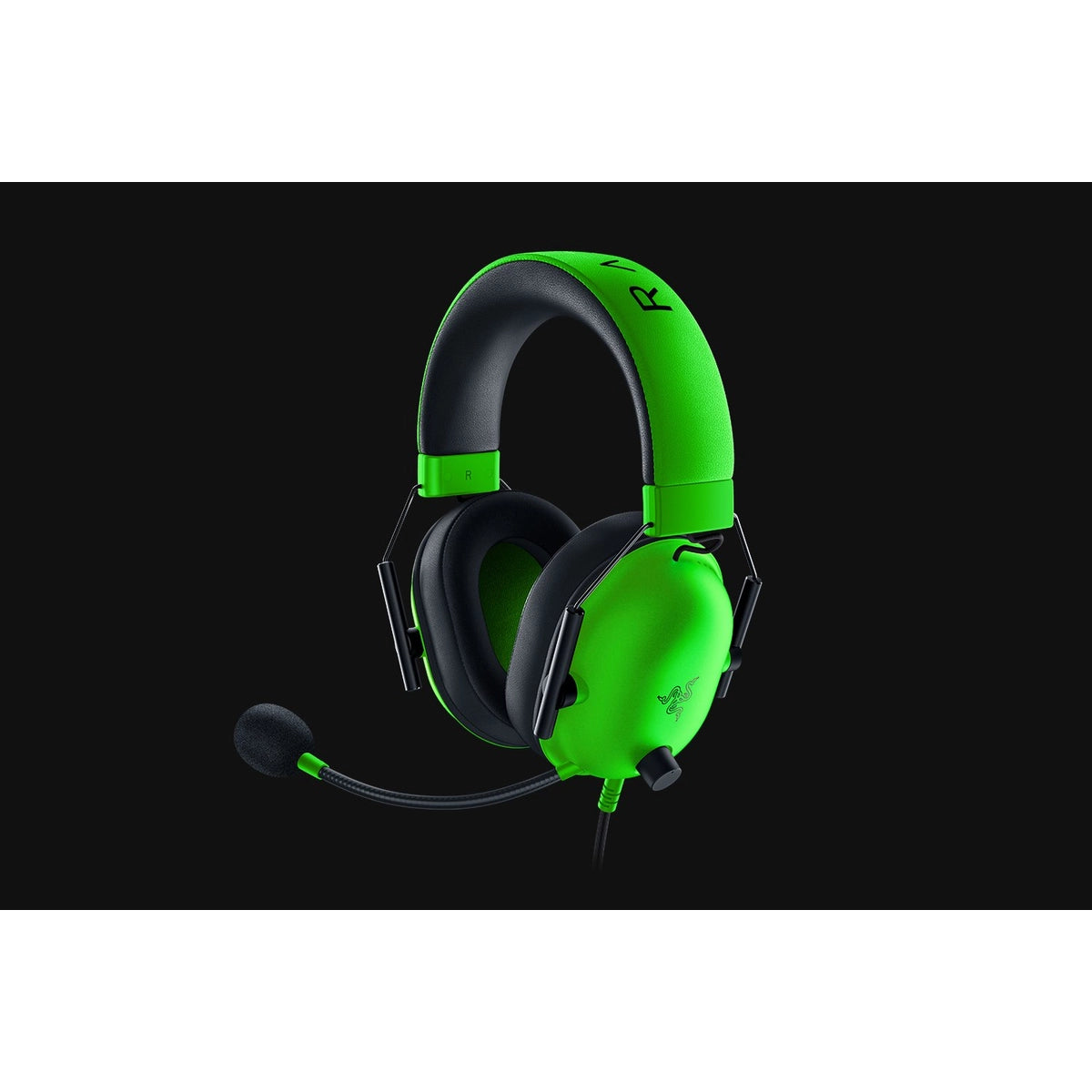 Razer BlackShark V2 X, Wired, 12 - 28000 Hz, Gaming, 240 g, Headset, Green, Black