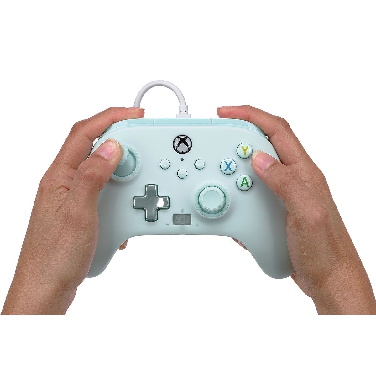 PowerA Enhanced Wired Controller for Xbox Series X|S - Cotton Candy Blue, Gamepad, Xbox One, Xbox Series S, Xbox Series X, Analogue, Wired, USB, USB Type-C