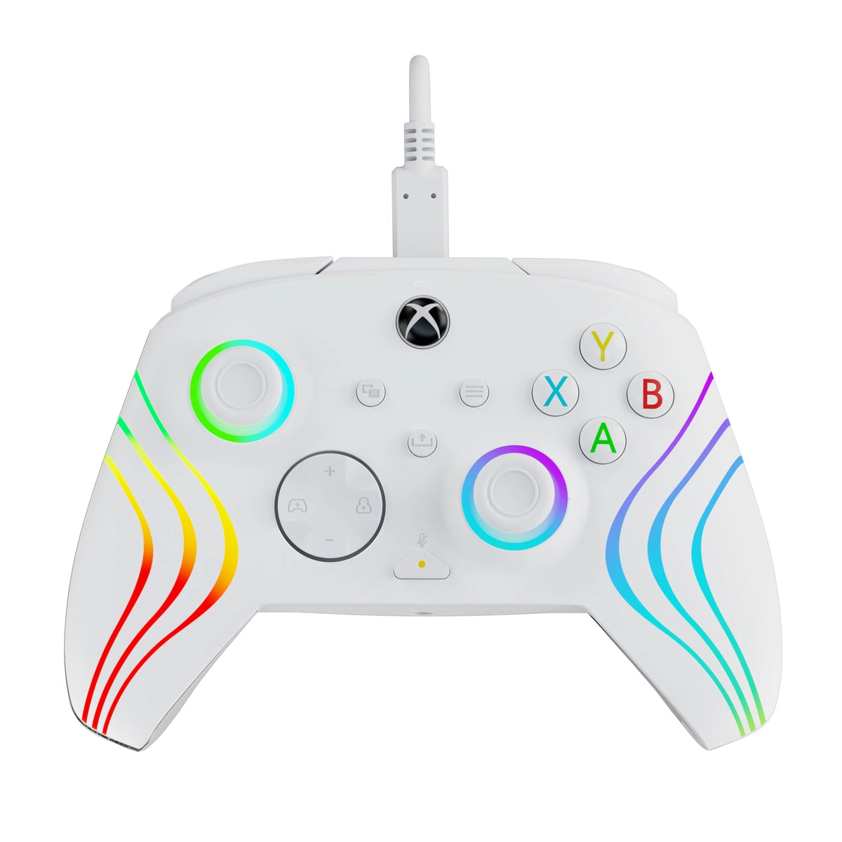 PDP Afterglow Wave Wired Controller: White For Xbox Series X|S, Xbox One & Windows 10/11
