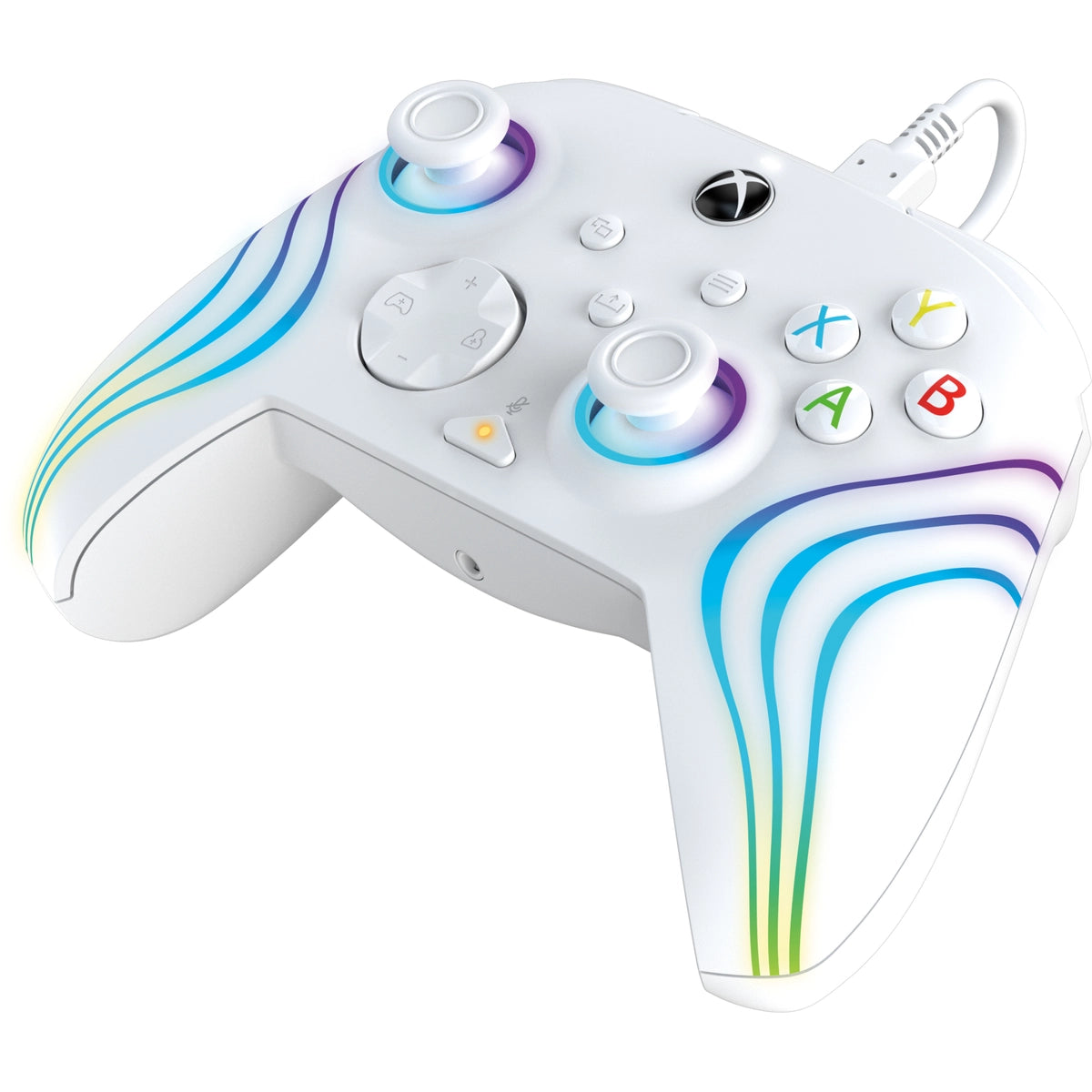 PDP Afterglow Wave Wired Controller: White For Xbox Series X|S, Xbox One & Windows 10/11