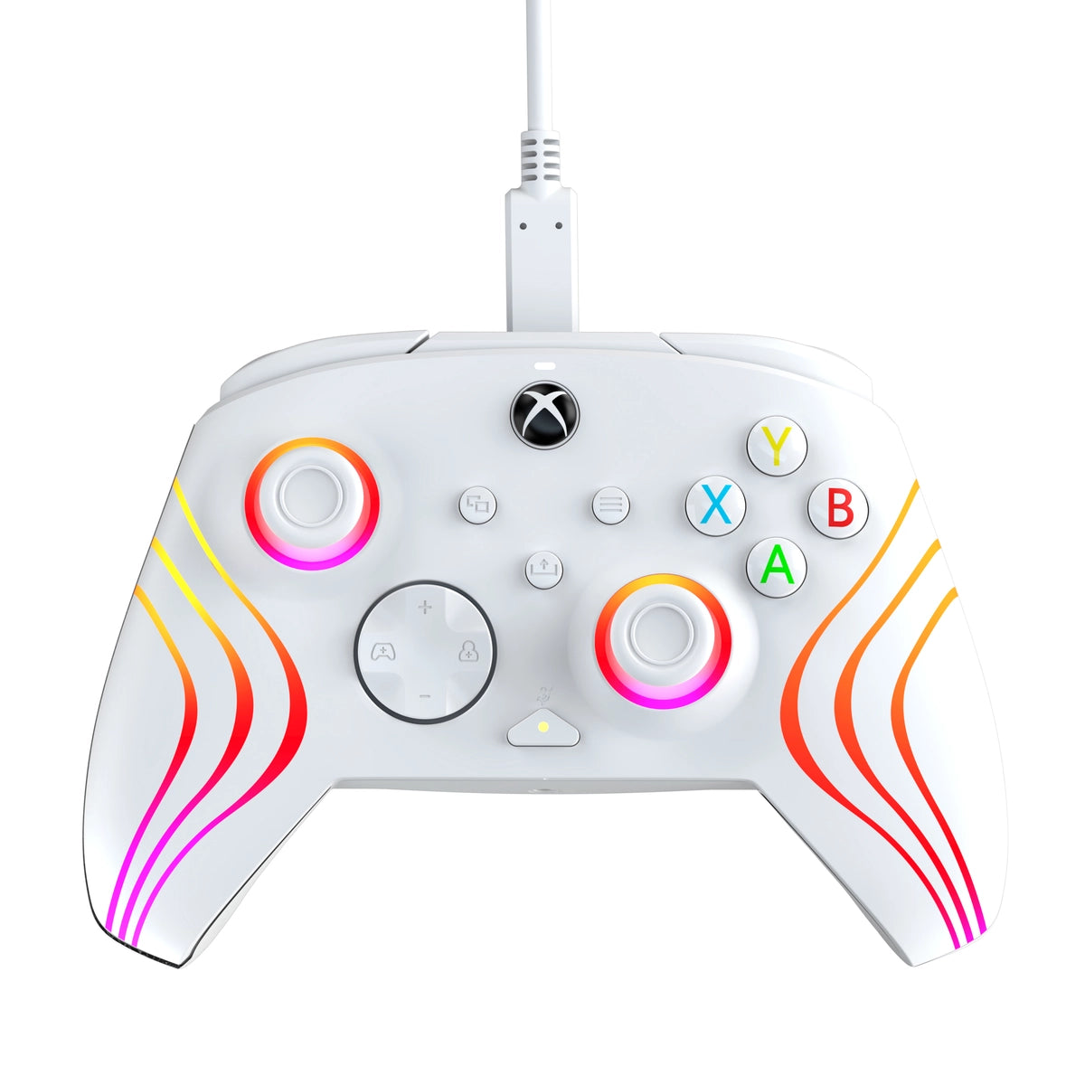 PDP Afterglow Wave Wired Controller: White For Xbox Series X|S, Xbox One & Windows 10/11