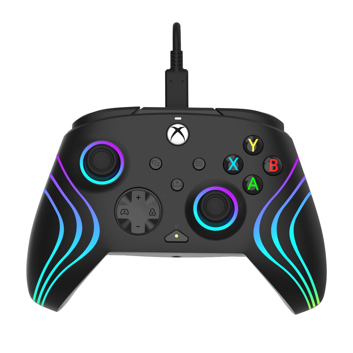 PDP Afterglow Wave, Gamepad, PC, Xbox One, Xbox Series S, Xbox Series X, D-pad, Multi, Wired, USB