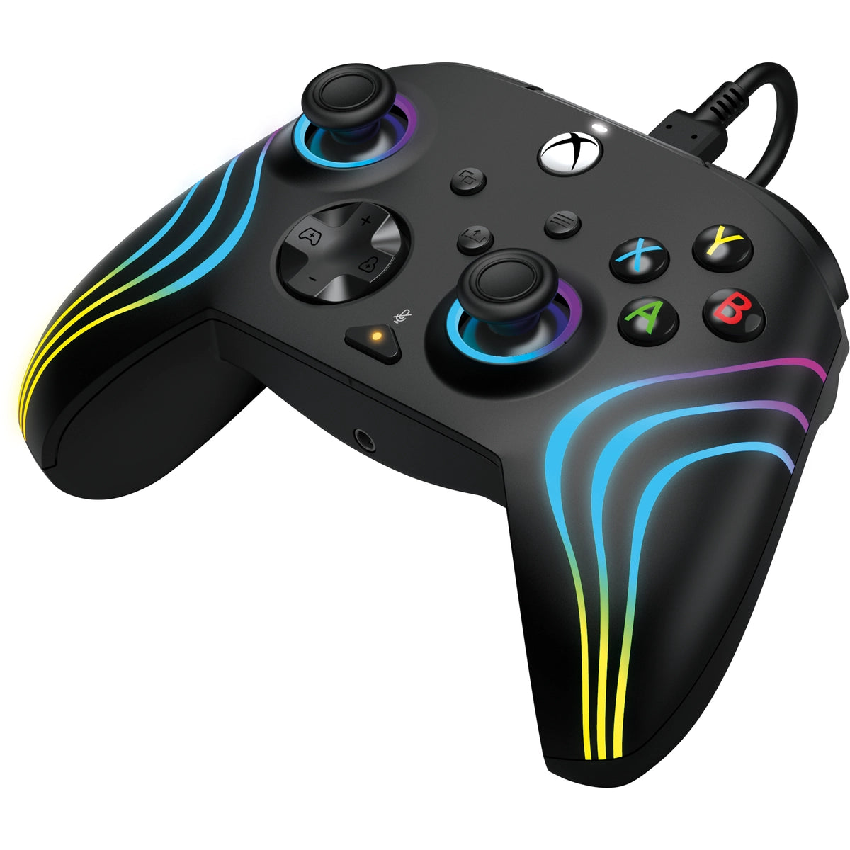 PDP Afterglow Wave, Gamepad, PC, Xbox One, Xbox Series S, Xbox Series X, D-pad, Multi, Wired, USB