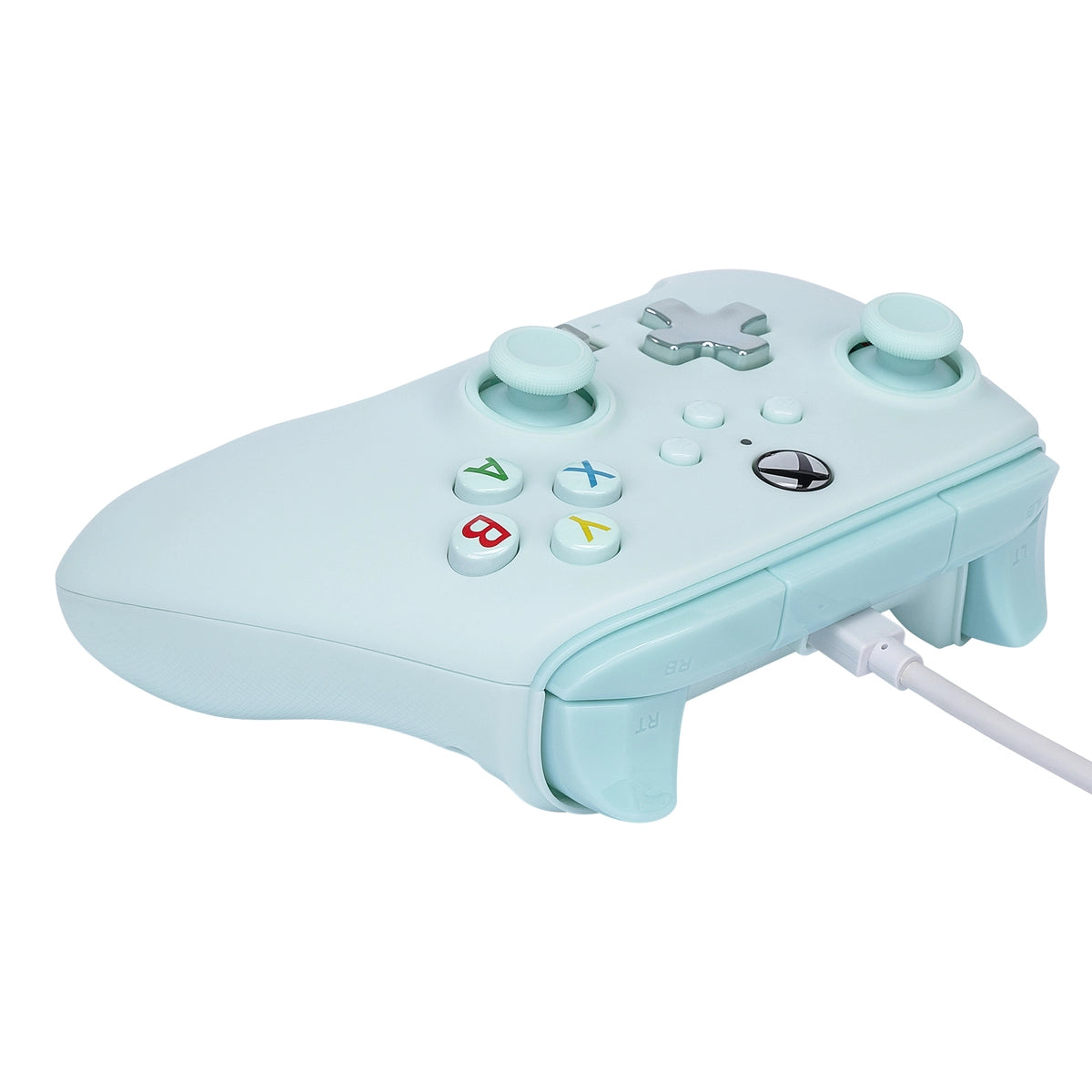 PowerA Enhanced Wired Controller for Xbox Series X|S - Cotton Candy Blue, Gamepad, Xbox One, Xbox Series S, Xbox Series X, Analogue, Wired, USB, USB Type-C