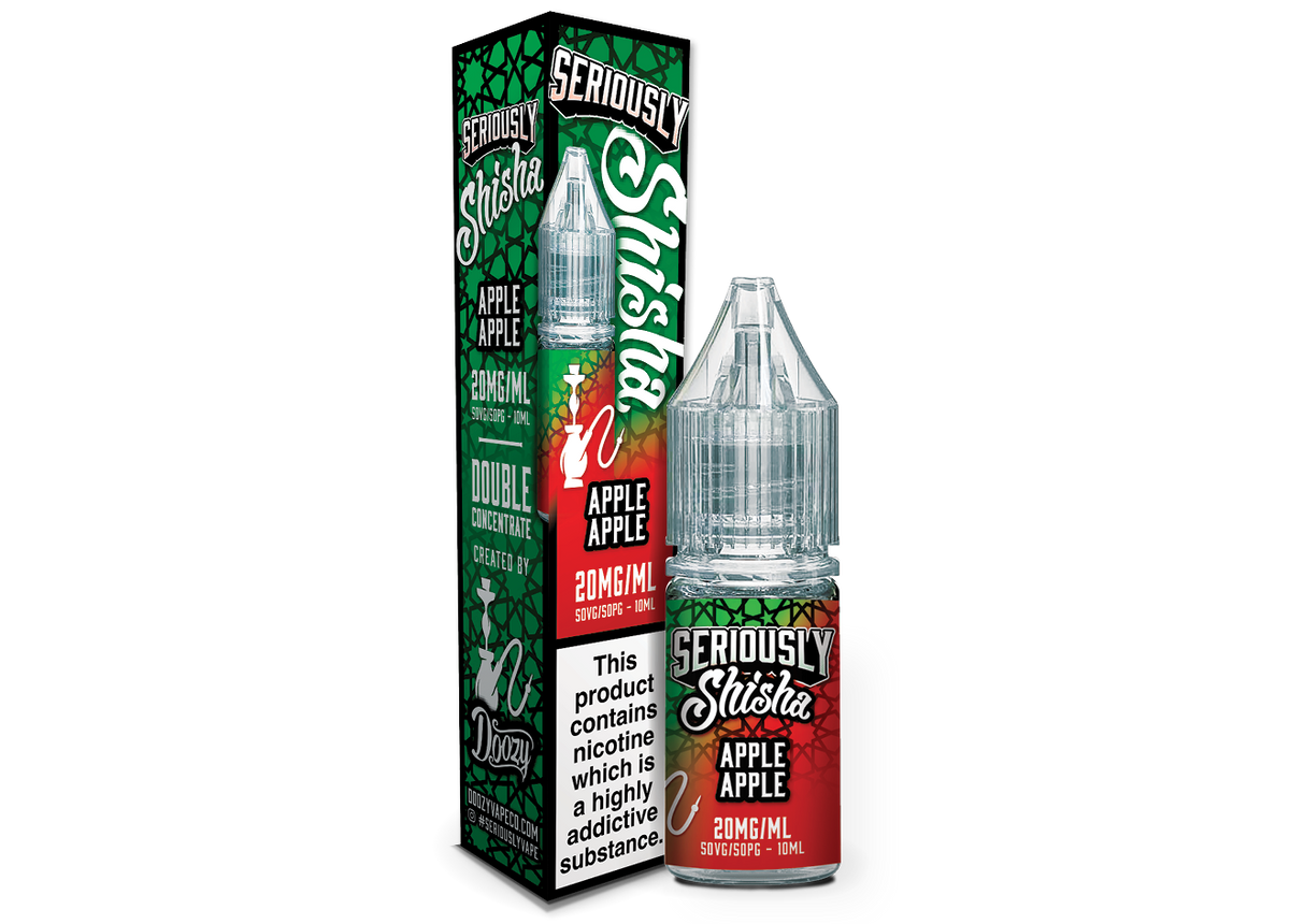 Seriously Shisha Salts Apple Apple Nic Salt E-liquid