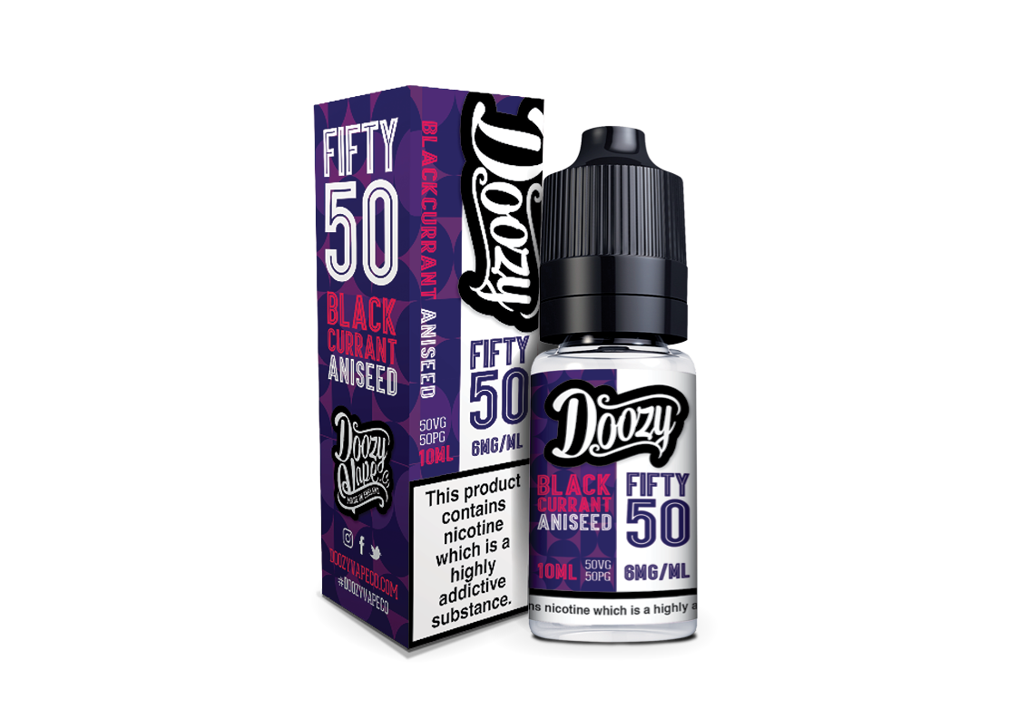 Blackcurrant Aniseed by Doozy Fifty 50