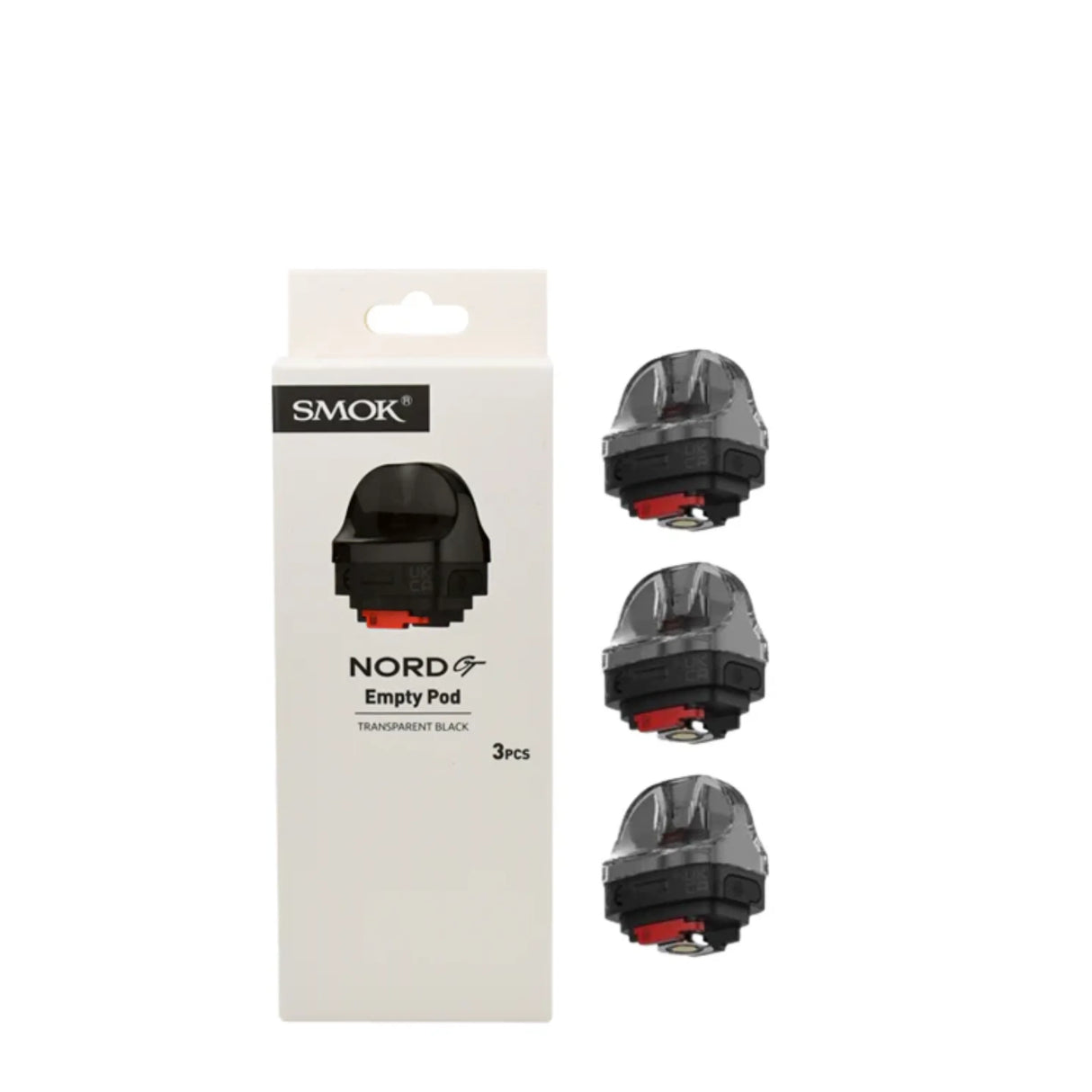 NORD GT Replacement Pod Cartridges Empty Black (3Pcs)