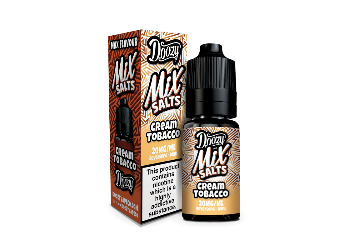 Cream Tobacco By Doozy Mix Salts 10ml