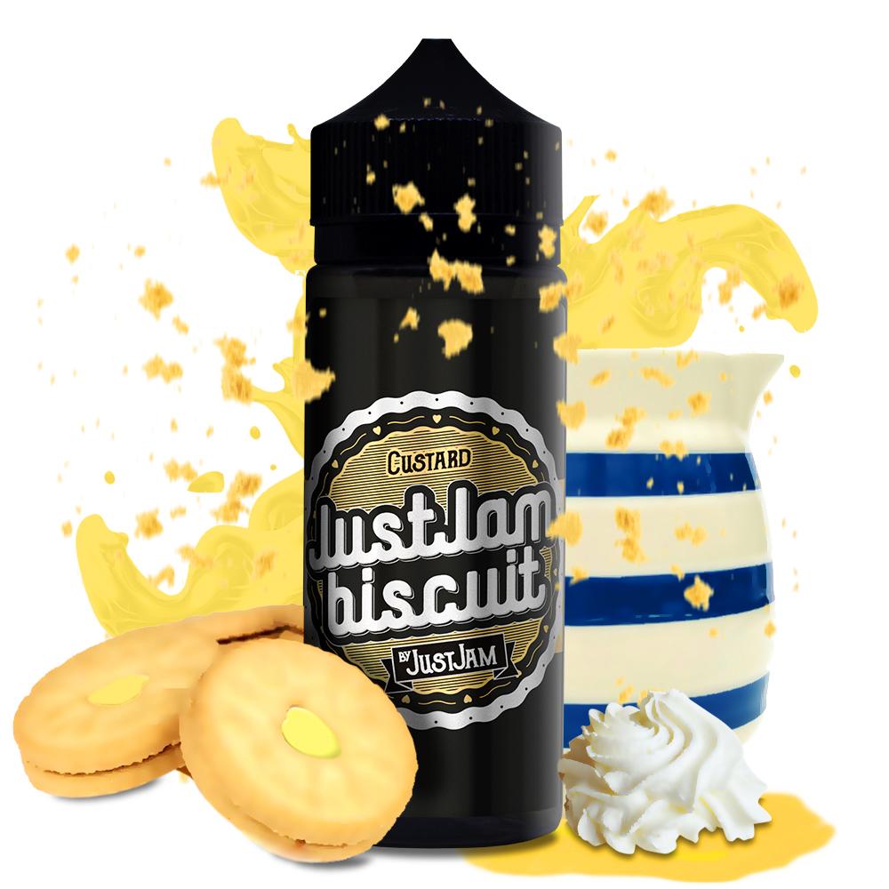 Just Jam Biscuit Custard By Just Jam 100ml Shortfill