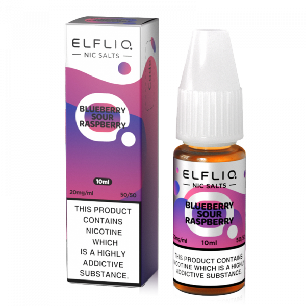 Blueberry Sour Raspberry By Elfliq 10ml Salts