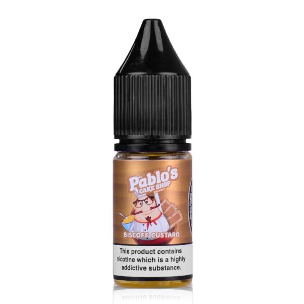 Biscoff Custard By Pablo's Cake Shop Salt 10ml