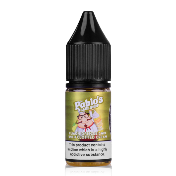 Lemon Drizzle Cake with Clotted Cream By Pablo's Cake Shop Salt 10ml