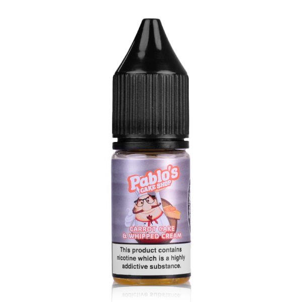 Carrot Cake and Whipped Cream By Pablo's Cake Shop Salt 10ml