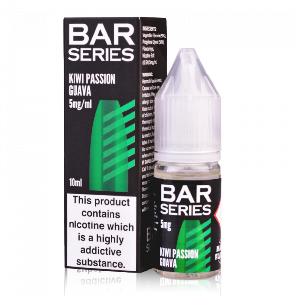 Kiwi Passionfruit Guava By Bar Series Salt 10ml