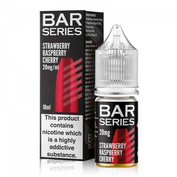 Strawberry Raspberry Cherry By Bar Series Salt 10ml