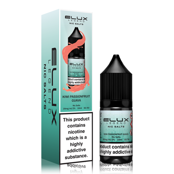 Kiwi Passionfruit Guava By Elux Legend 10ml Salts