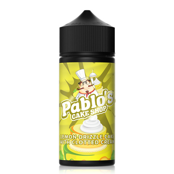 Lemon Drizzle Cake By Pablo's Cake Shop 100ml Shortfill