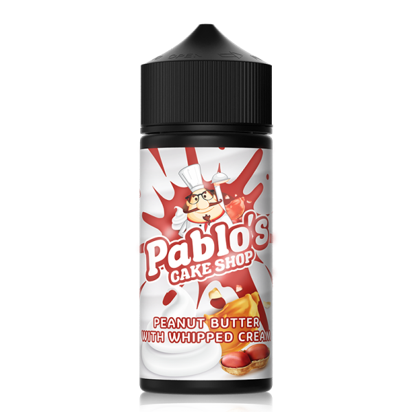 Peanut Butter with Whipped Cream By Pablo's Cake Shop 100ml Shortfill