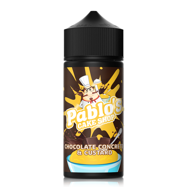 Chocolate Concrete and Custard By Pablo's Cake Shop 100ml Shortfill