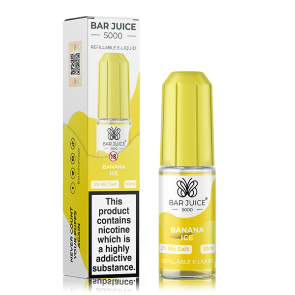 Banana Ice By Bar Juice 5000 Salt 10ml
