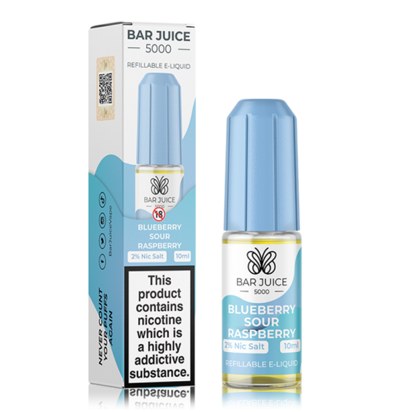 Blueberry Sour By Bar Juice 5000 Salt 10ml