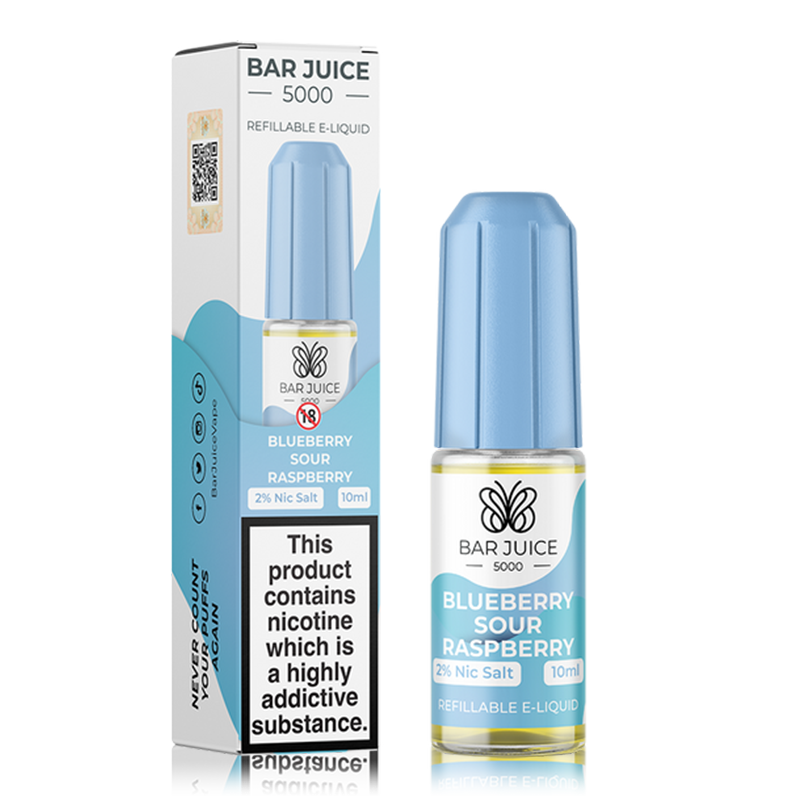 Blueberry Sour Raspberry By Bar Juice 5000 Salt 10ml