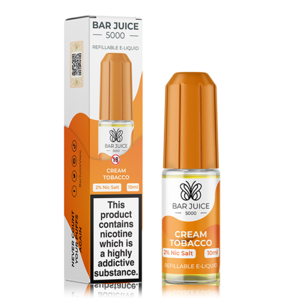 Cream Tobacco By Bar Juice 5000 Salt 10ml