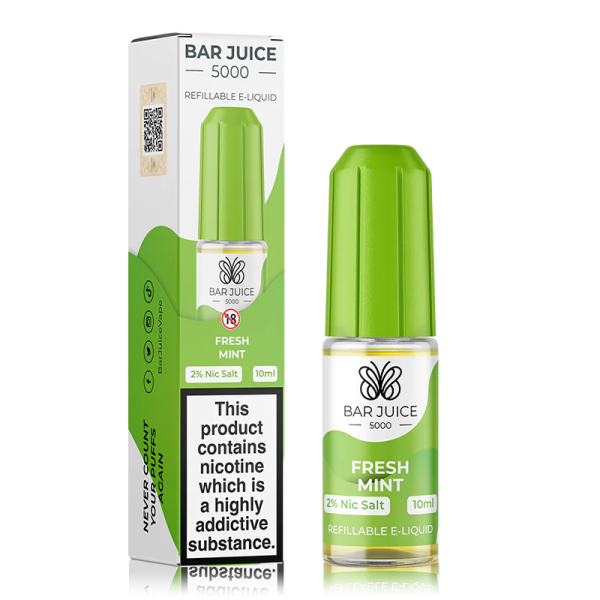 Fresh Mint By Bar Juice 5000 Salt 10ml