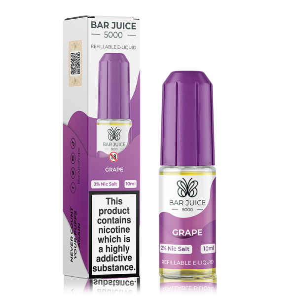 Grape By Bar Juice 5000 Salt 10ml