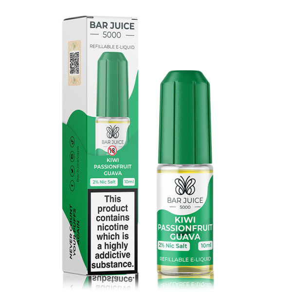Kiwi Passion Guava By Bar Juice 5000 Salt 10ml