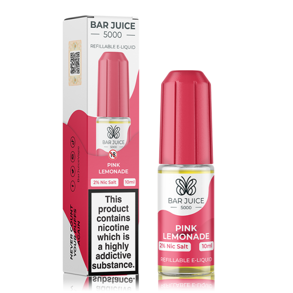 Pink Lemonade By Bar Juice 5000 Salt 10ml