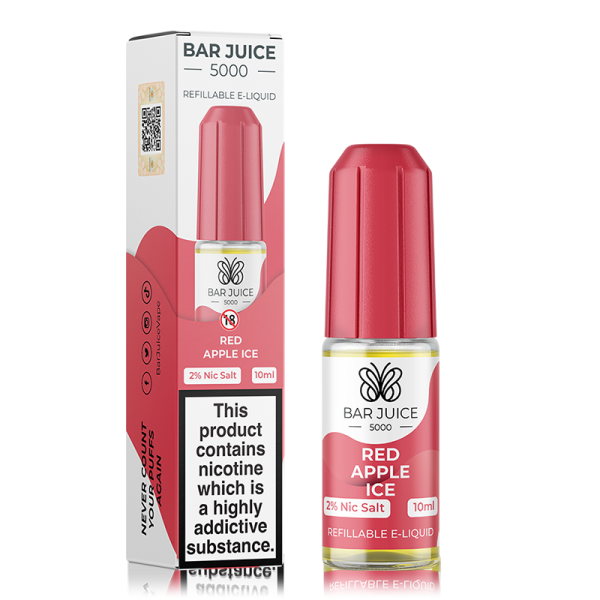 Red Apple Ice By Bar Juice 5000 Salt 10ml