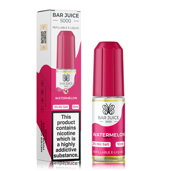 Watermelon By Bar Juice 5000 Salt 10ml