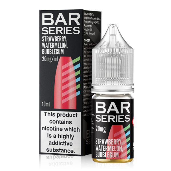 Strawberry Watermelon Bubblegum By Bar Series Salt 10ml