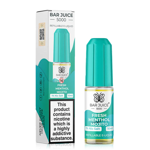 Fresh Menthol Mojito By Bar Juice 5000 Salt 10ml