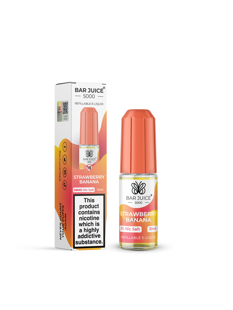 Strawberry Banana By Bar Juice 5000 Salt 10ml