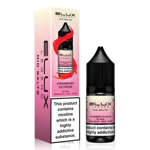 Strawberry Ice Cream By Elux Legend 10ml Salts